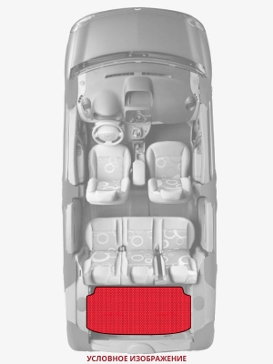 ЭВА коврики «Queen Lux» багажник для Honda Civic Coupe (8G)